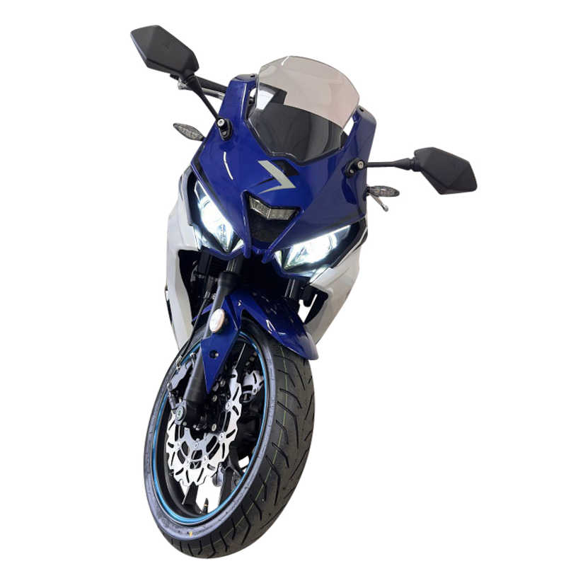 Motorrad Fighter 125 BL-S blau 95 km/h Euro 5+ Schaltmoped 125ccm 4 Takt Leichtkraftrad Krad Kraftrad