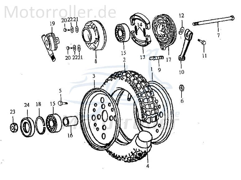 Tachoantrieb von Jincheng Monkey Tachoschnecke 54600-A0300-A