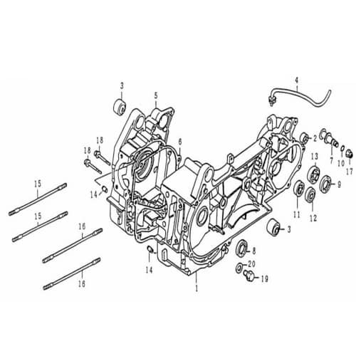 O-Ring Motorgehäuse 7-5x1-5mm Motorgehäuse 78315