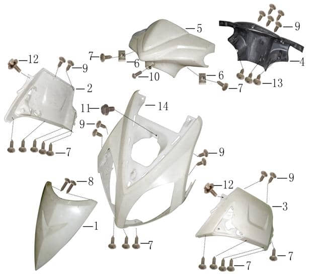 Rex RS450 Dekorsatz Aufkleber Sticker 50ccm 4Takt 706329 Motorroller.de Aufkleber-Set Deko-Set Aufklebersatz Dekoraufkleber Kit Scooter Monaco 125