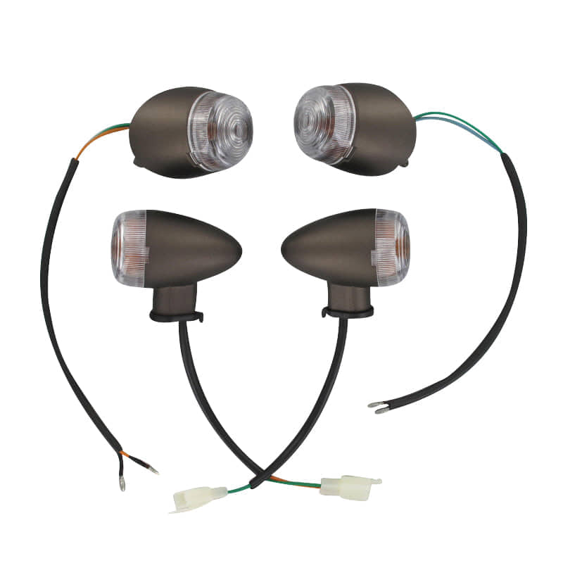 AGM GMX 460 Retro Classic Blinker 50ccm 4Takt 33450-XGW-A000-BM Motorroller.de vorn hinten braun matt Fahrtrichtungsanzeiger Blinkleuchte Blinklicht