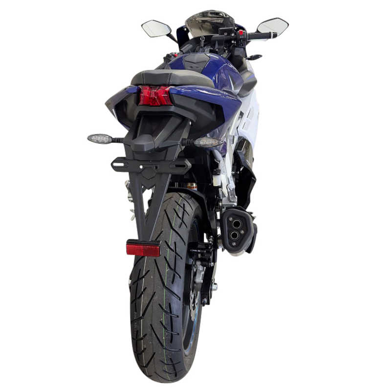 Motorrad Fighter 125 BL-S blau 95 km/h Euro 5+ Schaltmoped 125ccm 4 Takt Leichtkraftrad Krad Kraftrad