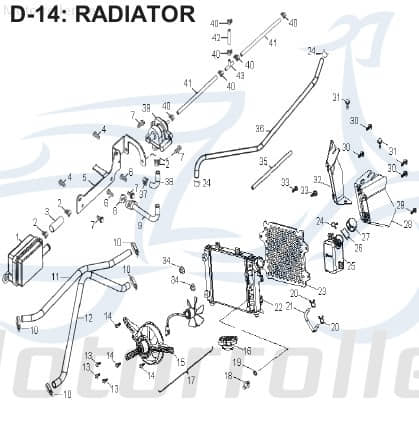 Aeon Cobra 320 Drehzahlregler ATV 320ccm 4Takt 18319-155-000 Motorroller.de Quad UTV Ersatzteil Service Inpektion Direktimport