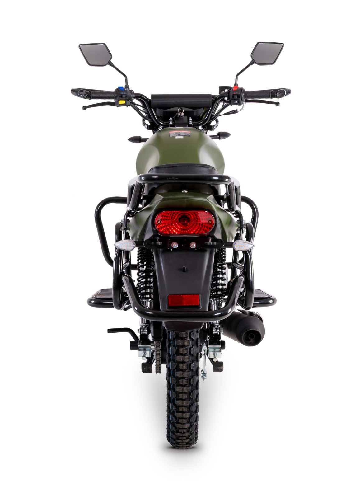 Motorrad Fighter 125 ADV-RS grün Euro 5+ Schaltmoped 125ccm 4 Takt Leichtkraftrad