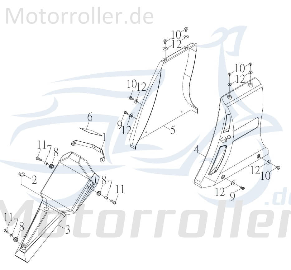 Kreidler F-Kart 170 Dekorsatz 170ccm 4Takt SFKOSZV2005 Motorroller.de Aufkleber Sticker Aufkleber-Set Deko-Set Aufklebersatz Dekoraufkleber Kit