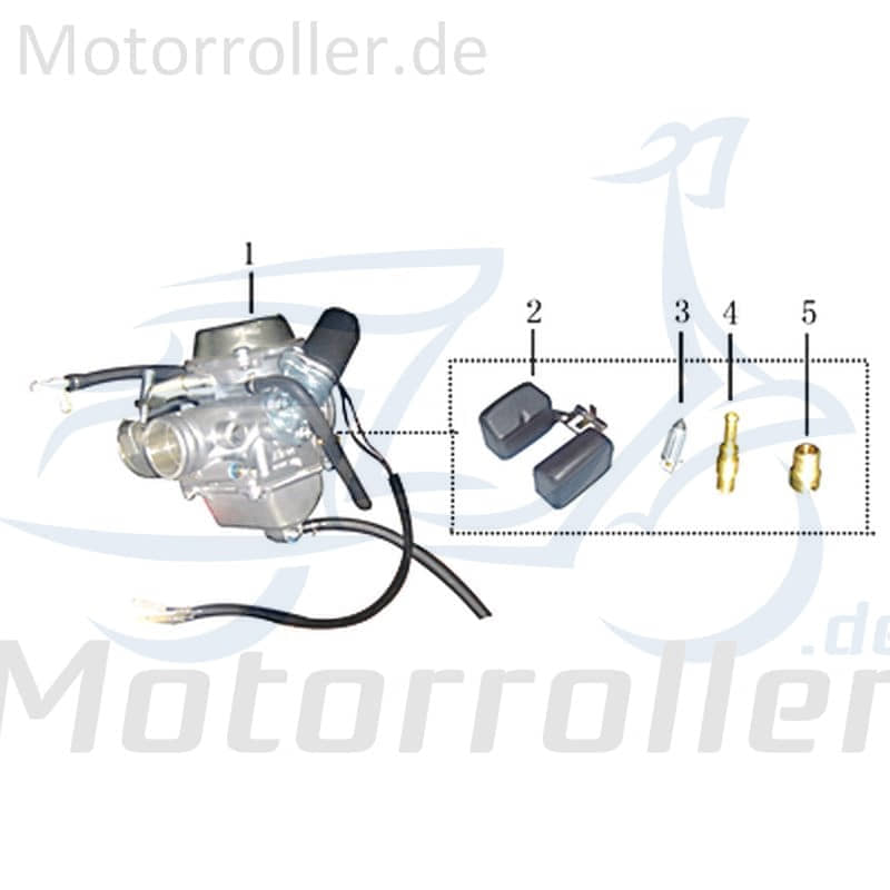 Vergaserdüse Hauptdüse Gr70 M6 VM16 offen Rex 25 50ccm 2Takt Motorroller.de Nadeldüse Dosierdüse Einstelldüse Haupt-Düse Nadel-Düse 1E40QMB Scooter