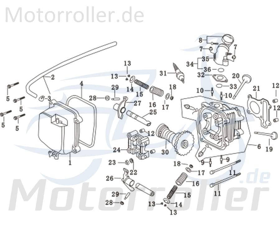 Sechskantschraube Rex RS450 Befestigung Halter 87103 Motorroller.de Halterung Flachkopfschraube Sechskant-Schraube Bundschraube Flanschschraube
