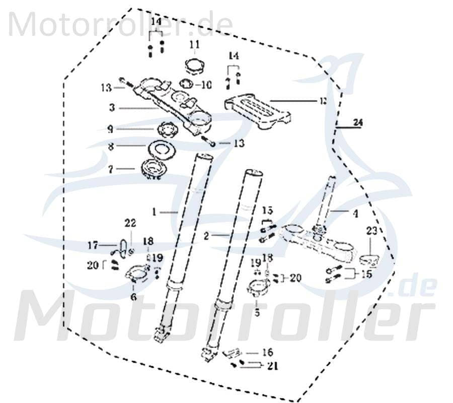 Staubkappe Motorroller 125ccm 4Takt Kreidler Rex 733212