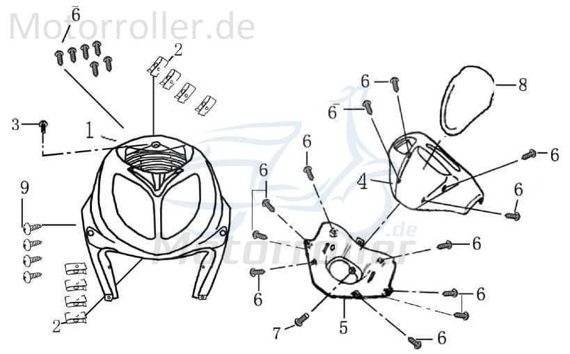 Variomatikhülse 14x20x38.5mm 139QMB Baotian 50ccm 4Takt Motorroller.de Buchse Distanzhülse Führungshülse Lagerbuchse Variomatik-Hülse Distanz-Hülse