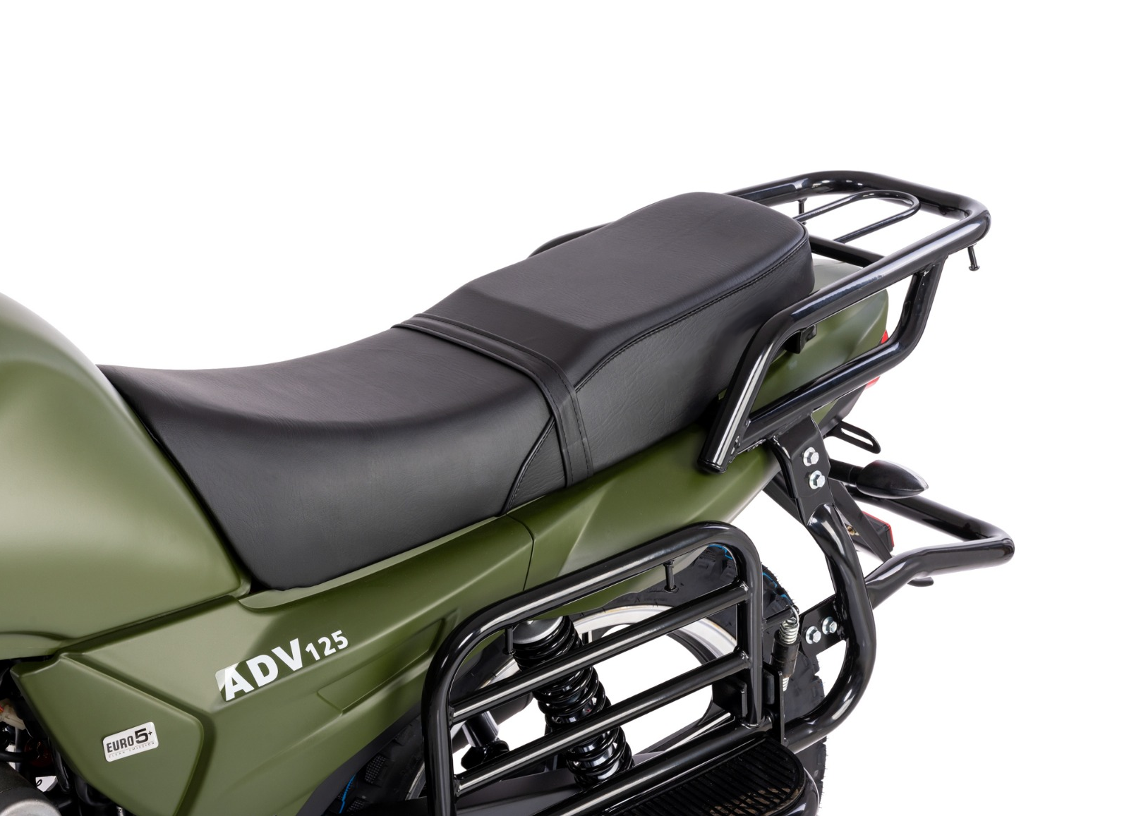 Motorrad Fighter 125 ADV-RS schwarz matt Euro 5+ Schaltmoped 125ccm 4 Takt Leichtkraftrad