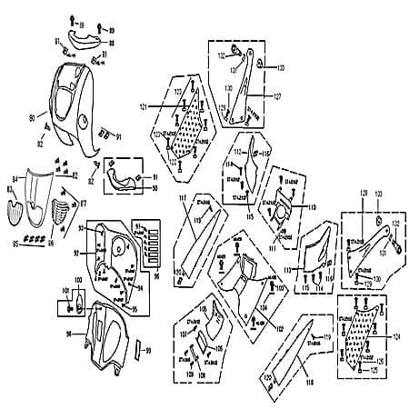 Halteclip 1x75 740577 von Motorroller.de