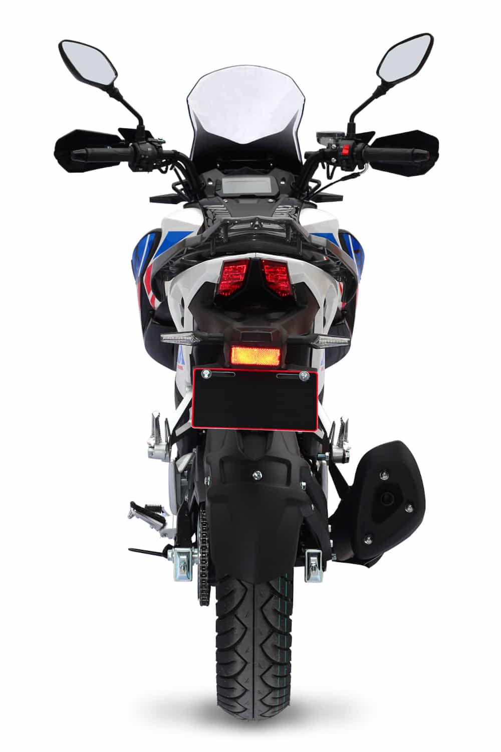 Motorrad Fighter 125 GT-S weiß 90 km/h Euro 5+ 125er Leichtkraftrad Schaltmoped Tourer