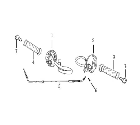 Handgriff-Set, Paar 140mm ALG-341435