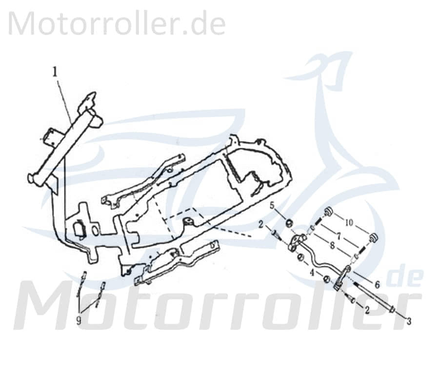 Schraube M12x285 von Motorroller.de 706152