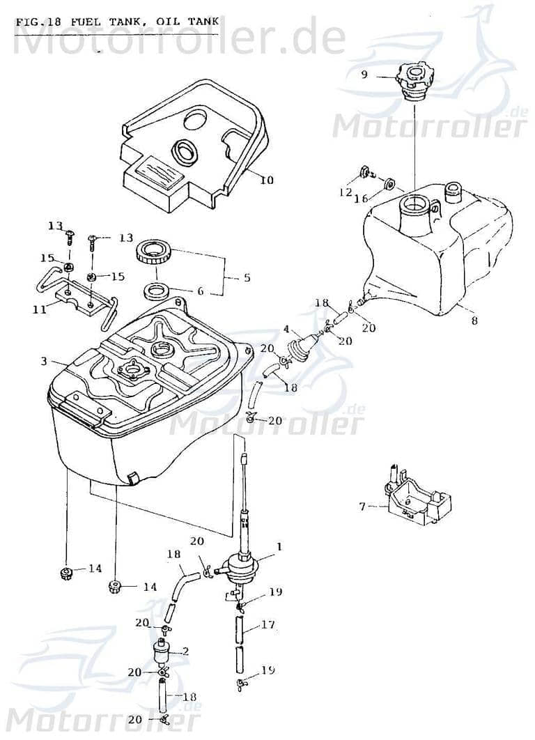 Schlauchschelle 9mm verzinkt Clip 94510-08000
