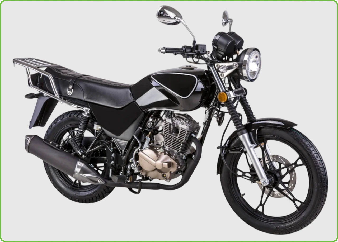 Bild eines modernen Motorrads