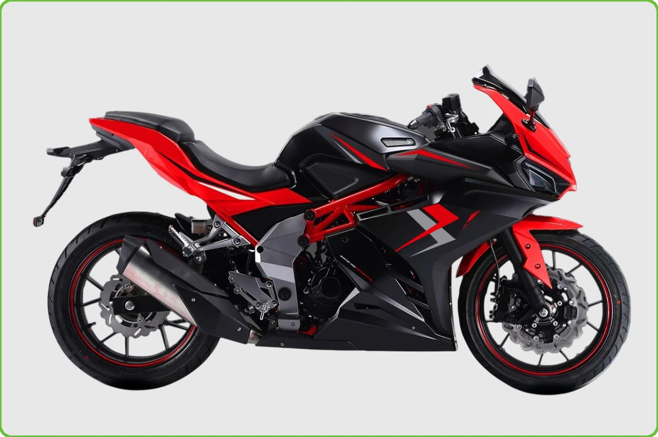 Bild eines sportlichen Motorrads