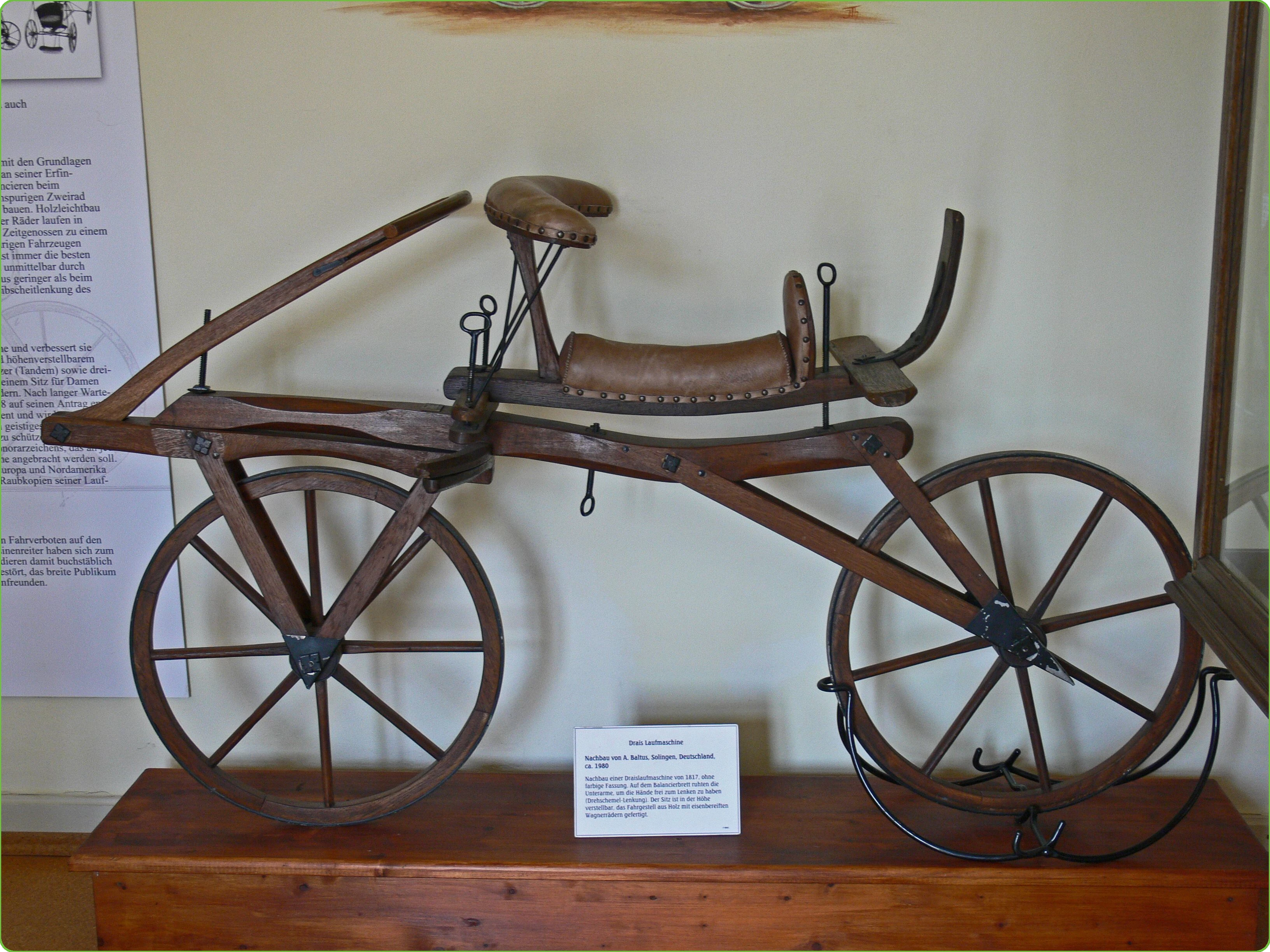 Bild eines Drais-Laufrads