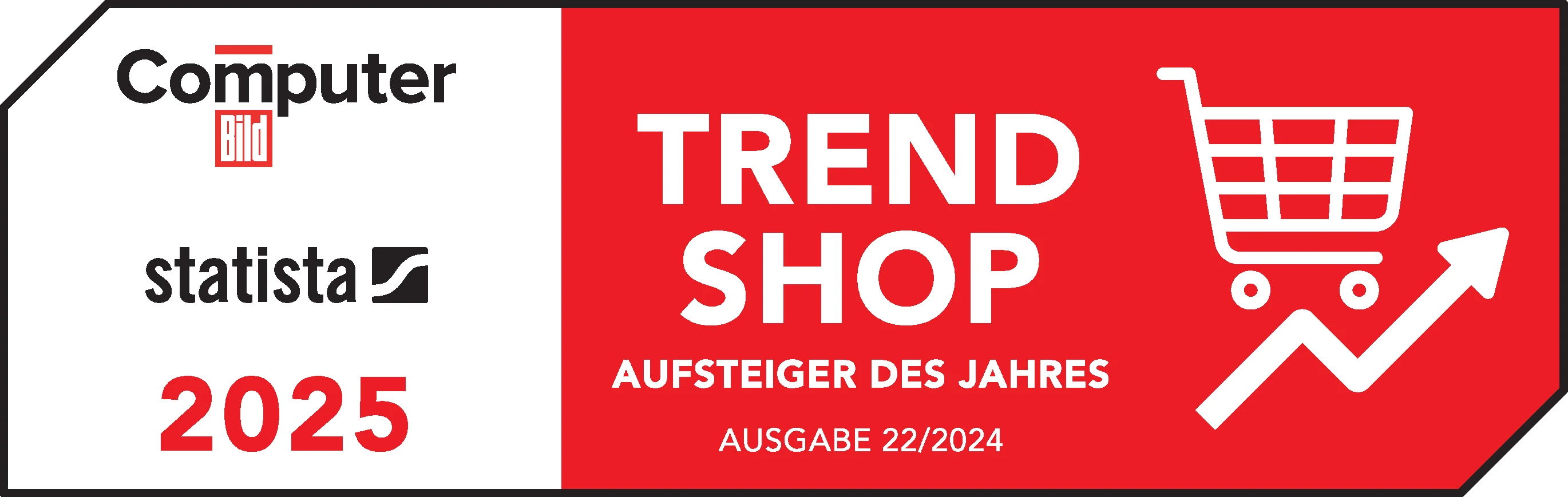 Logo Computer Bild Trend Shop Siegel horizontal Logo Computer Bild Trend Shop Siegel horizontal