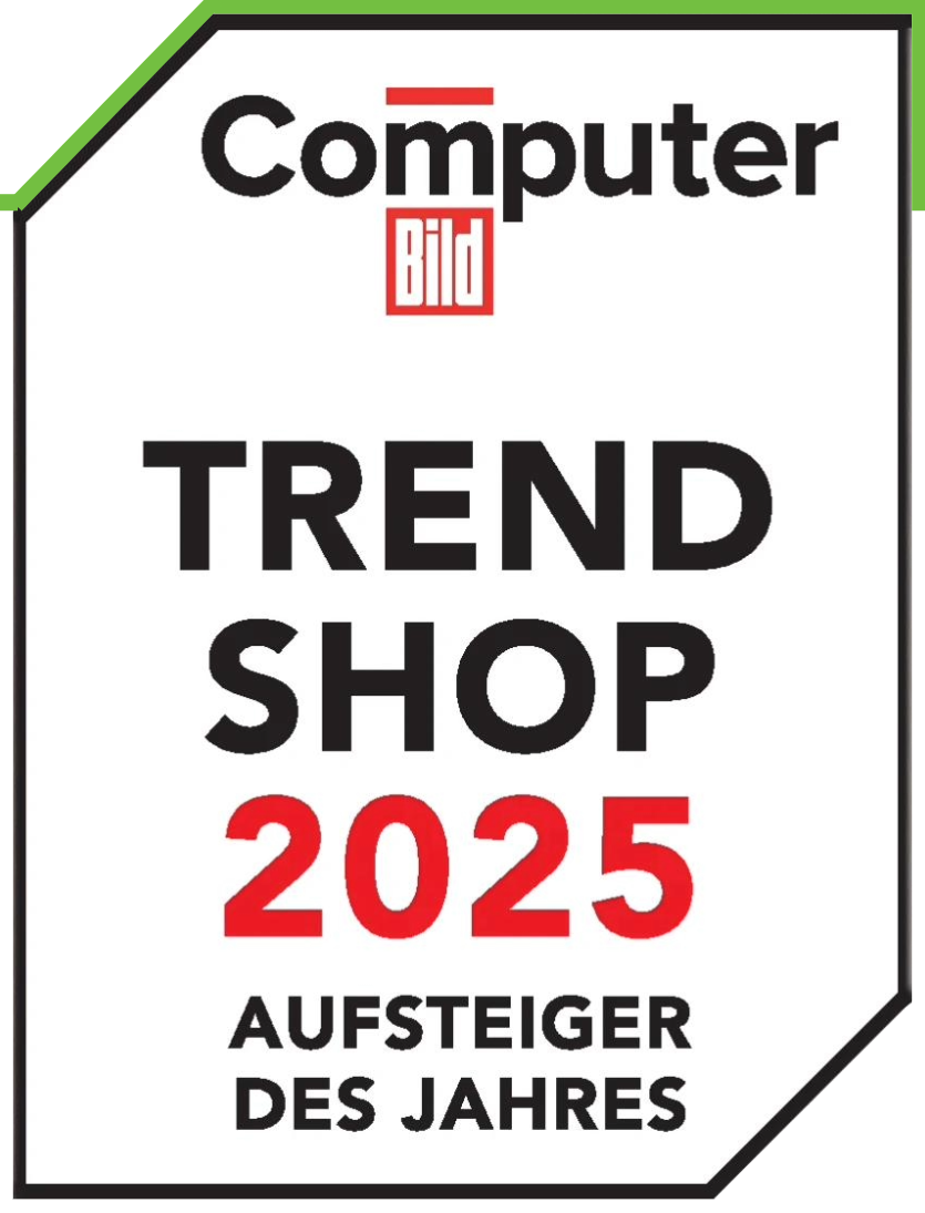 Logo Computer Bild Trend Shop Siegel Vertikal